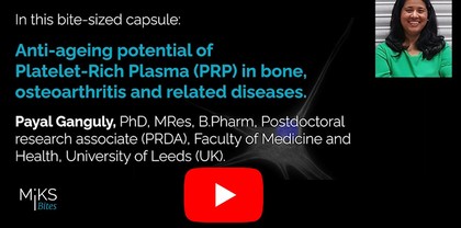 Foto MiKS Bites I | The Anti-Ageing Potential of Platelet-Rich Plasma (PRP)